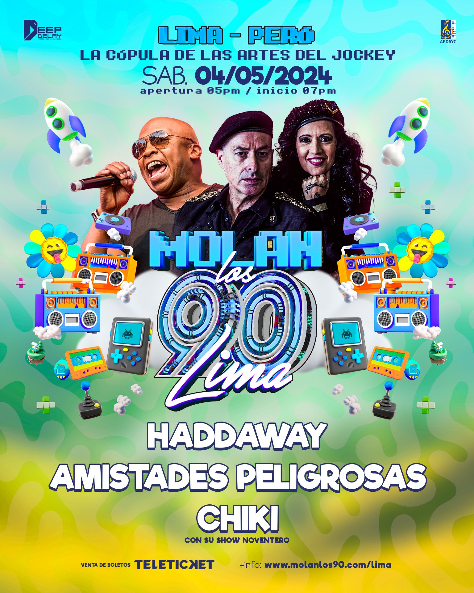 Molan los 90 Lima 2024